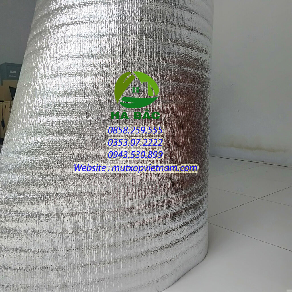 cuộn mút xốp opp bạc