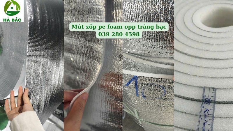 Mút Xốp Opp Một Mặt Bạc