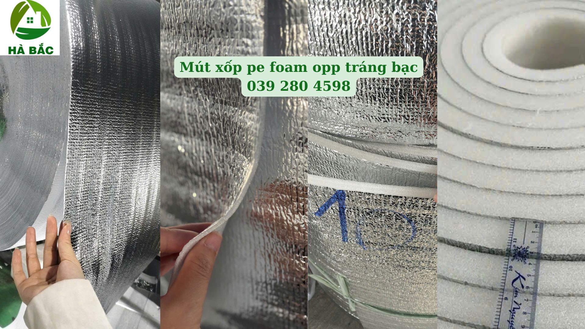 Mút Xốp Opp Một Mặt Bạc