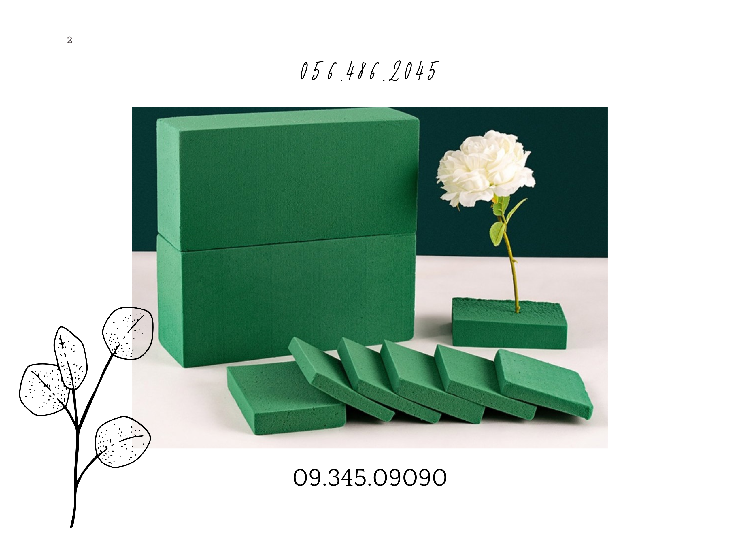 Xốp cắm hoa giá sỉ TP.HCM