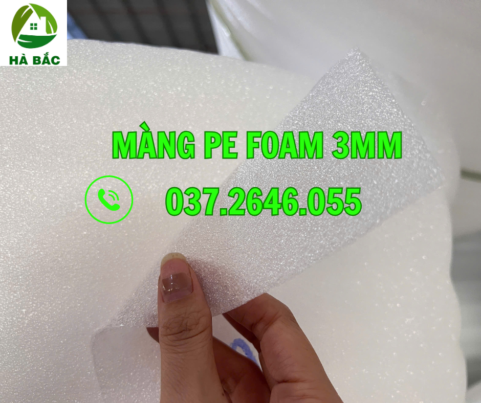 MÚT XỐP PE FOAM 3MM GIÁ RẺ TẠI BÌNH ĐỊNH