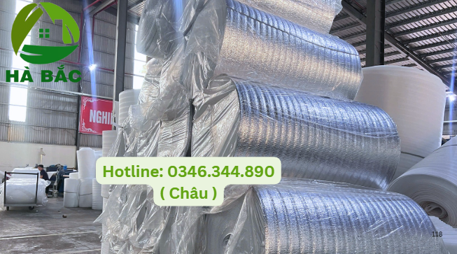 nhà máy sản xuất cuộn xốp bạc cách nhiệt chống nóng