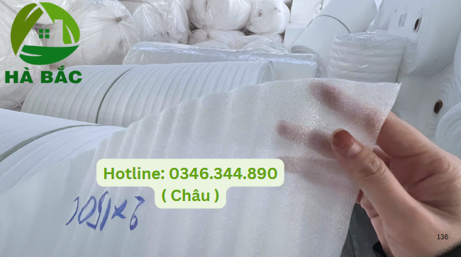 cuộn mút xốp pe foam 2mm tại Bình Định