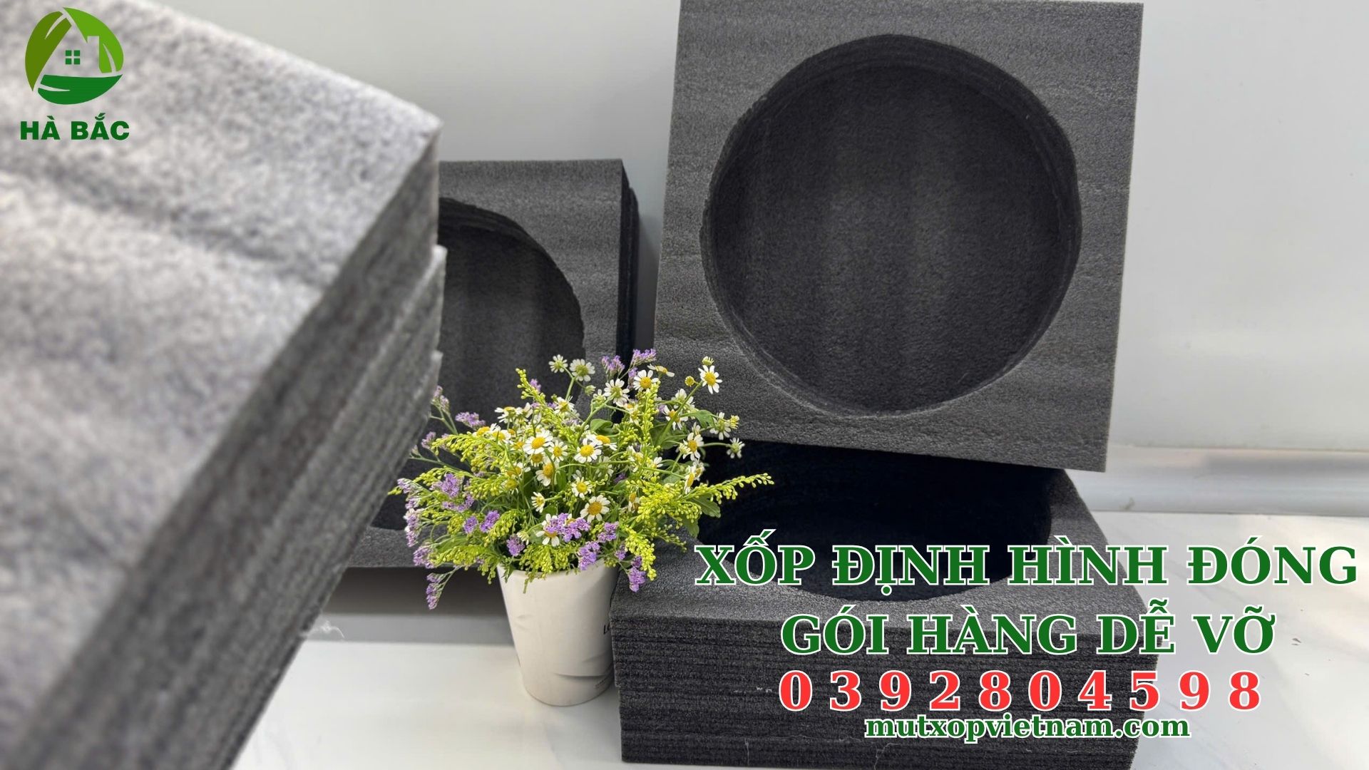 xốp định hình đóng gói hàng dễ vỡ