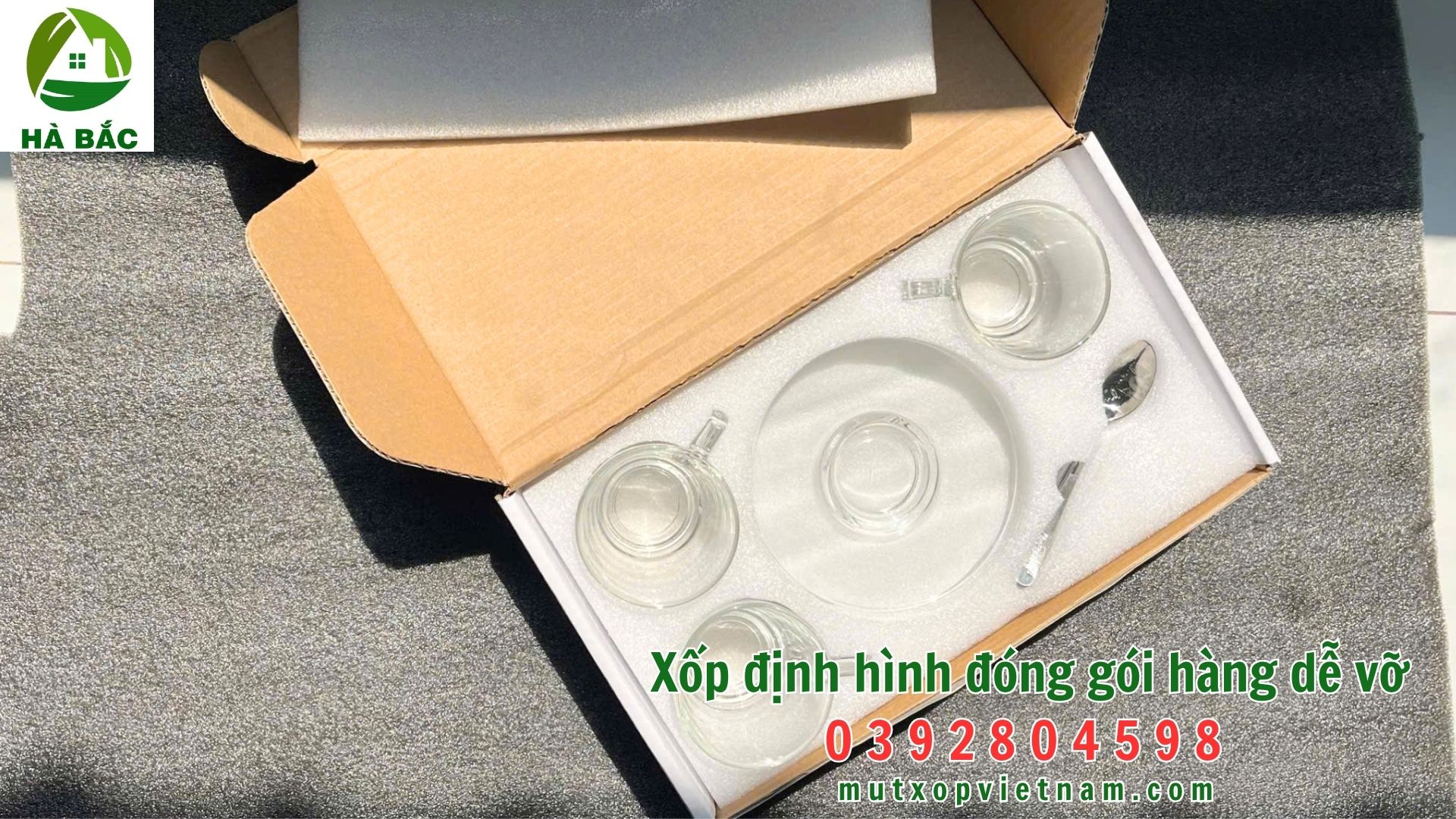 xốp định hình đóng gói hàng dễ vỡ