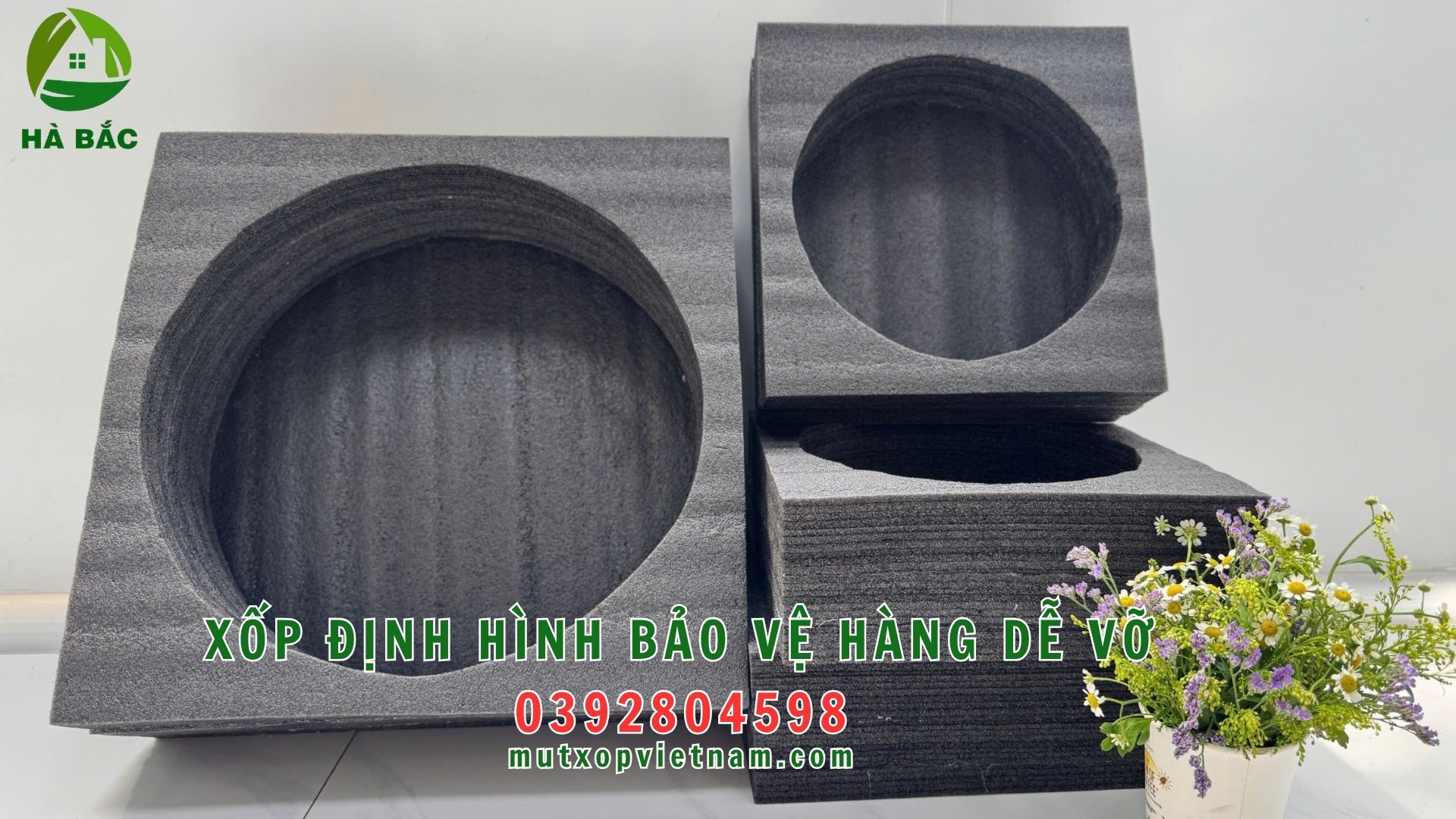 xốp định hình đóng gói hàng dễ vỡ