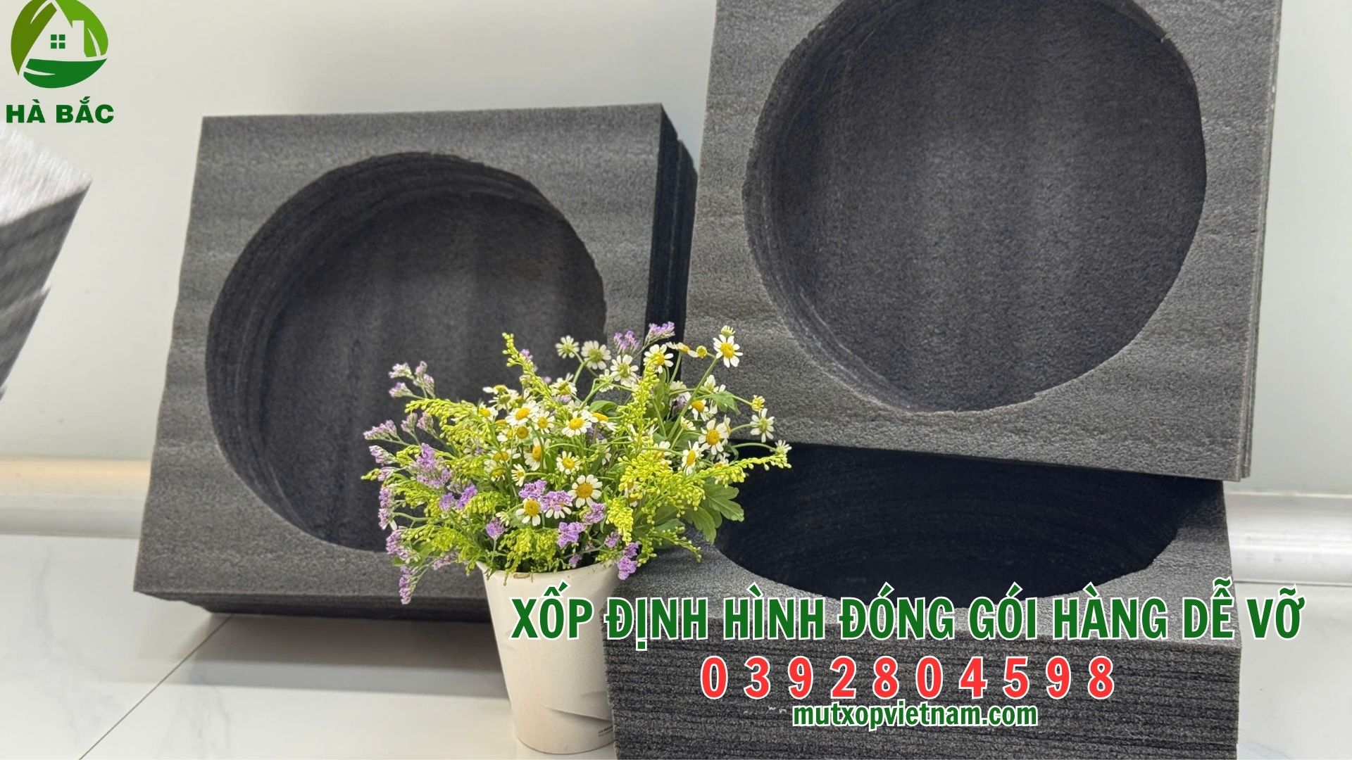 xốp định hình đóng gói hàng dễ vỡ