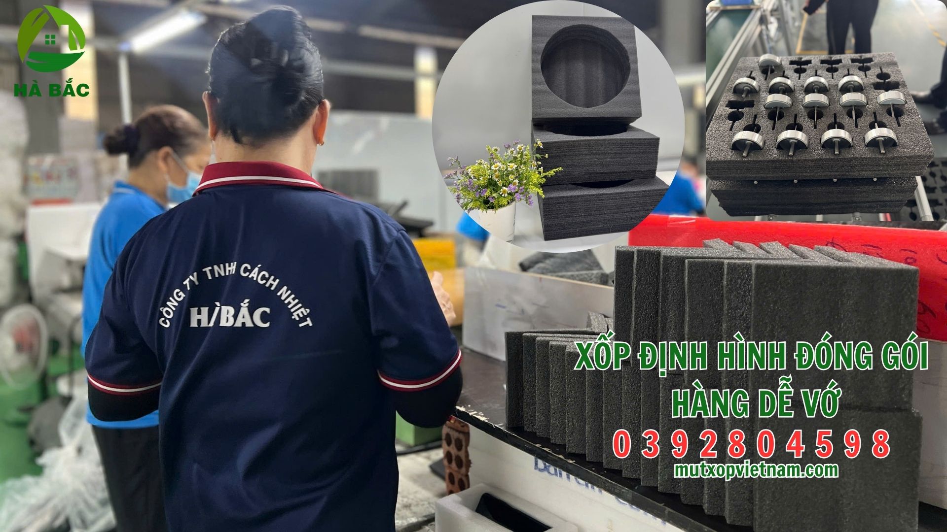 xốp định hình đóng gói hàng dễ vỡ