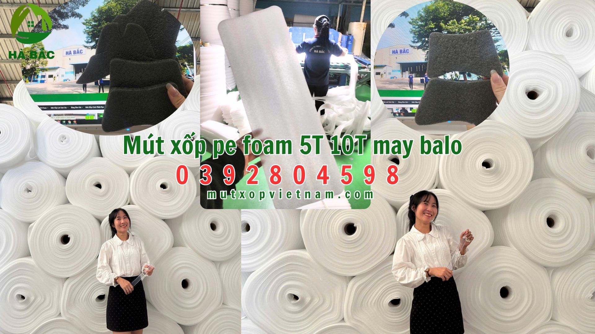Mút xốp pe foam 5T 10T may balo, công ty sản xuất  mút xốp pe foam 5T 10T may balo giá rẻ tại Tân Bình Hồ Chí Minh