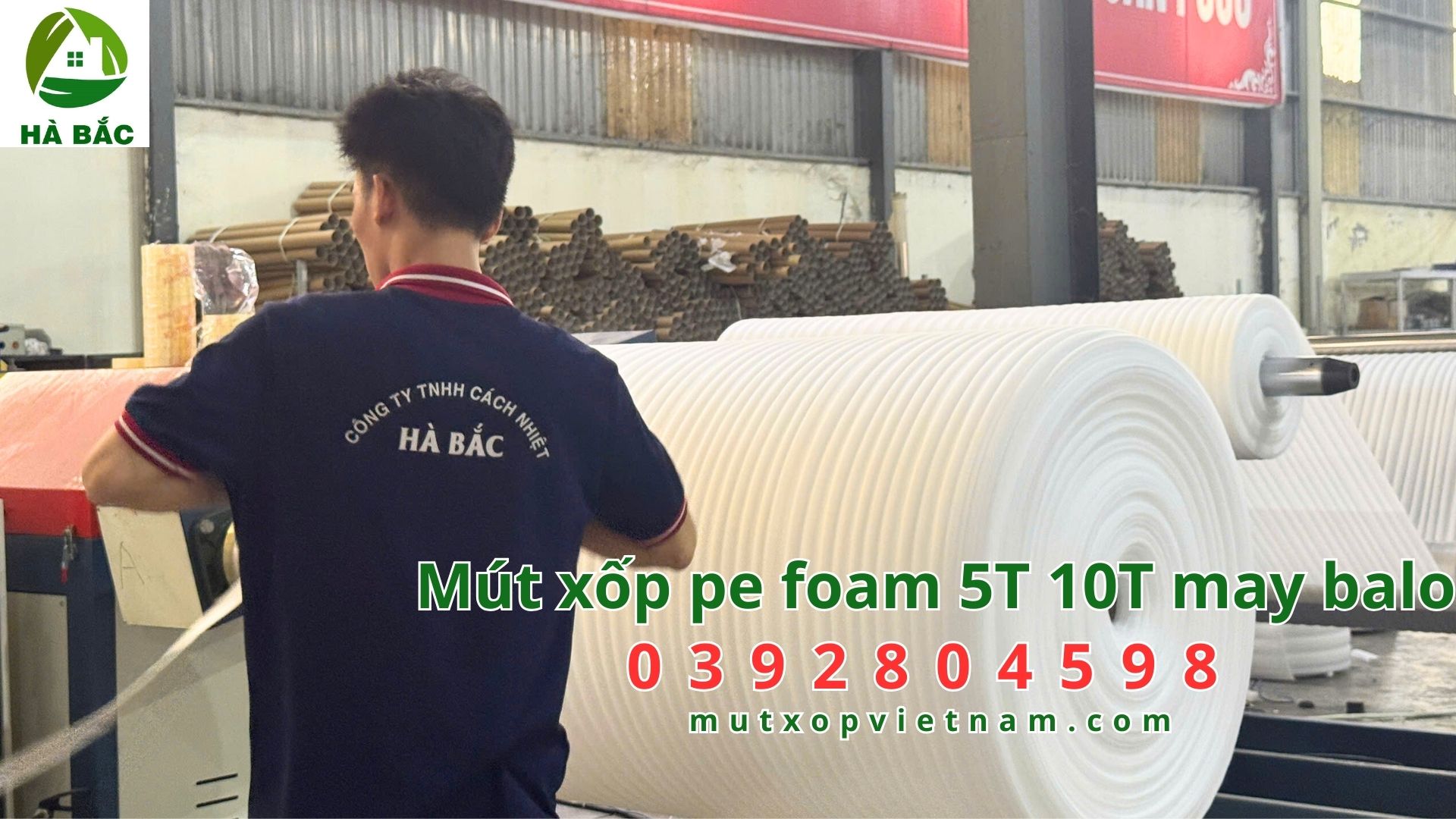 Mút xốp pe foam 5T 10T may balo