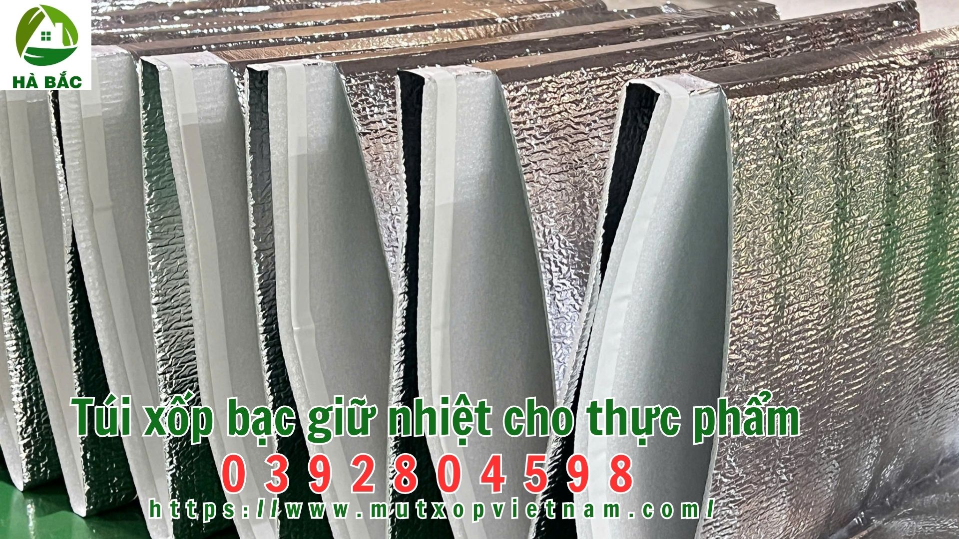 túi xốp bạc giữ nhiệt cho thực phẩm