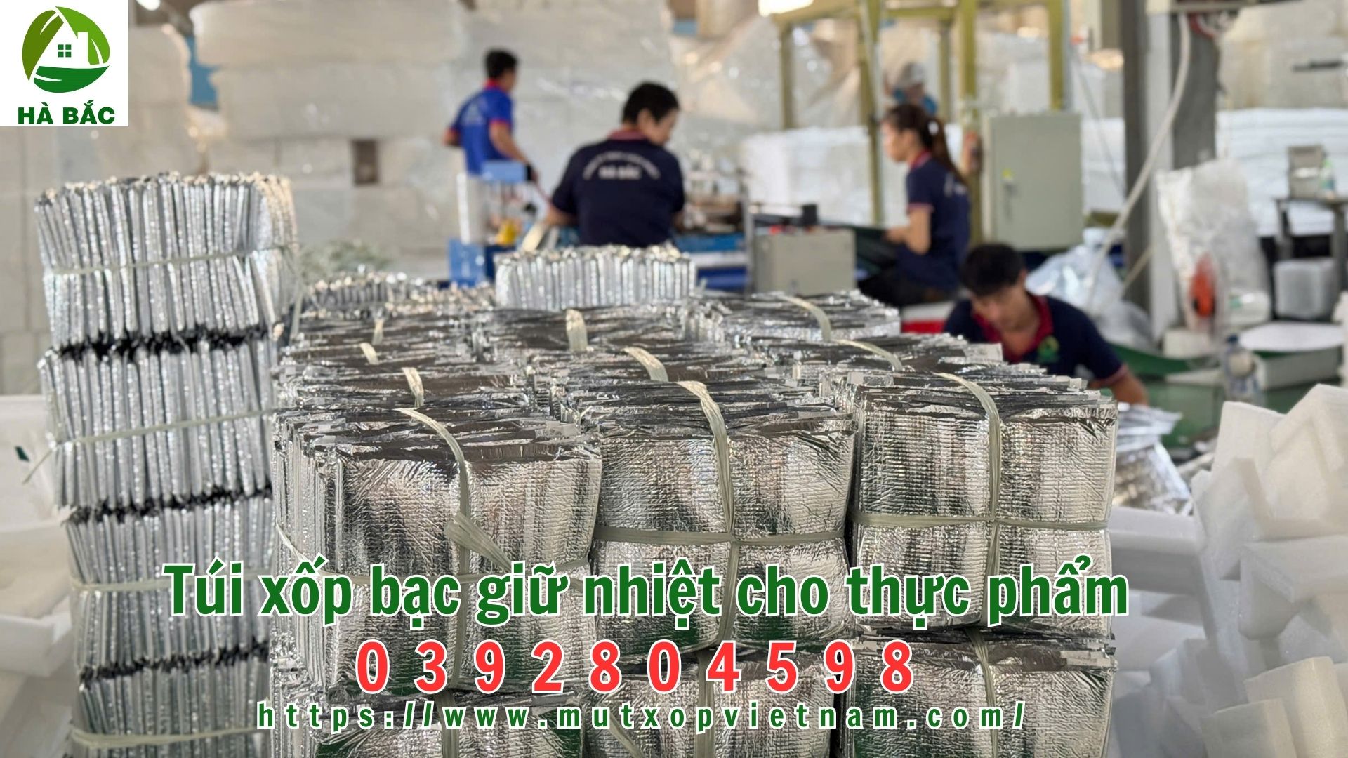 túi xốp bạc giữ nhiệt cho thực phẩm