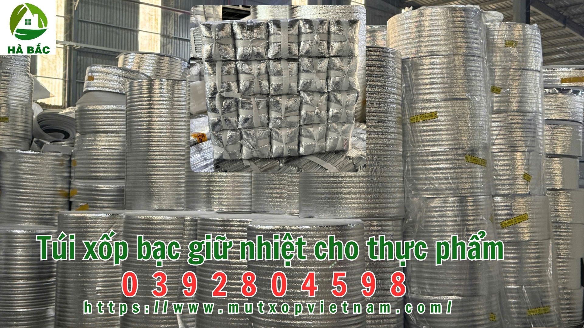 túi xốp bạc giữ nhiệt cho thực phẩm