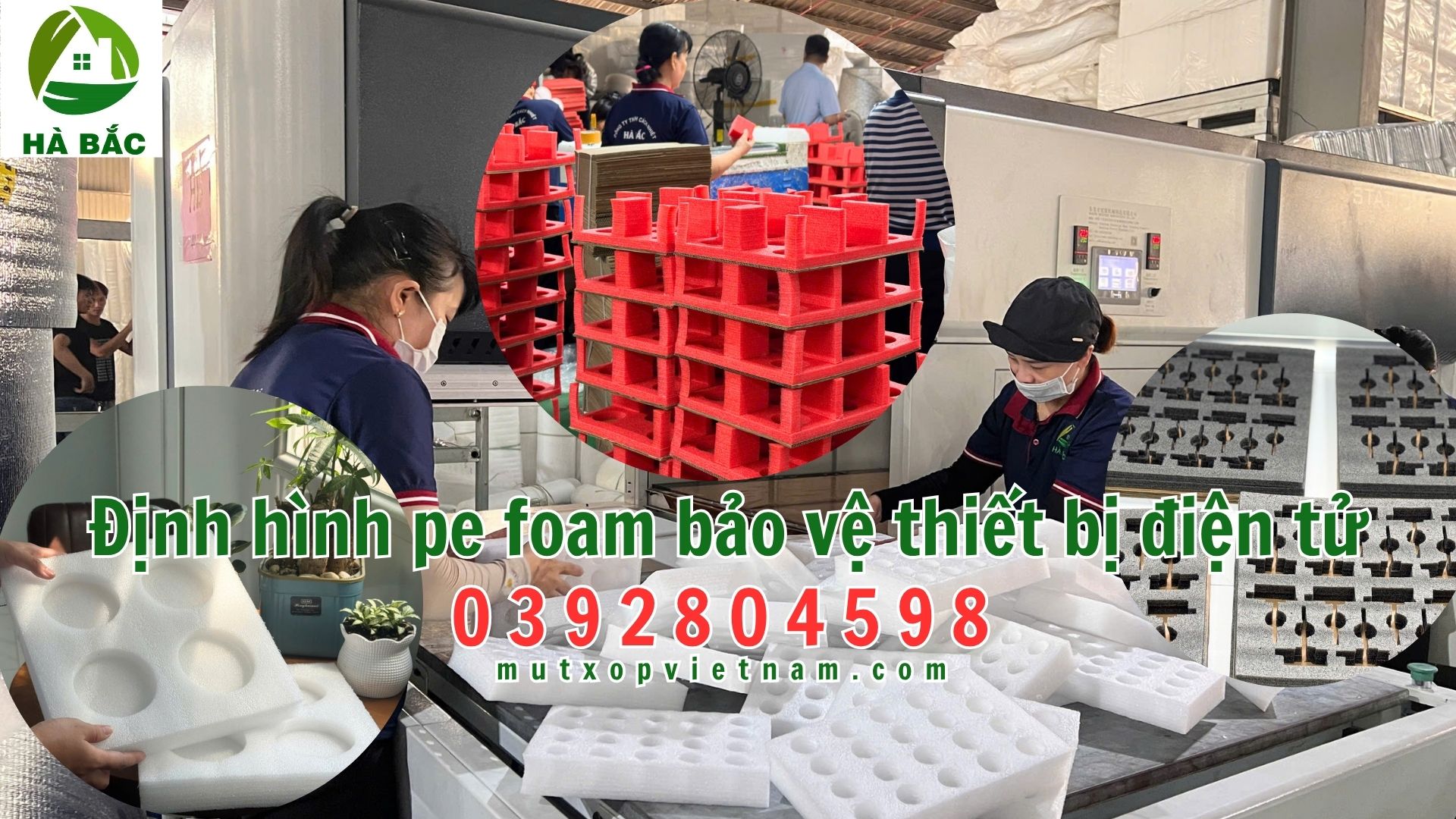 Định hình pe foam bảo vệ thiết bị điện tử, công ty sản xuất trực tiếp mút xốp pe foam bảo vệ thiết bị điện tử tại KCN Yên Phong Bắc Ninh